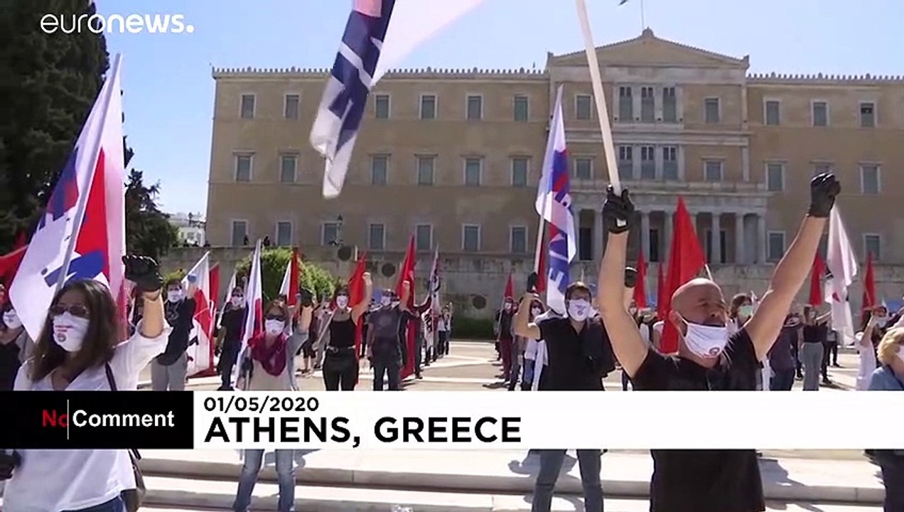 1. Mai: Internationale mit Sicherheitsabstand