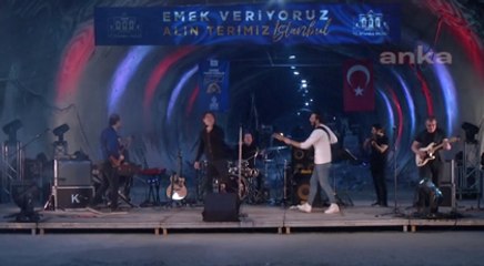 Yerin 72 metre altında 1 Mayıs konseri