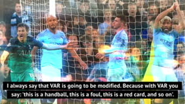 Aguero bemoans VAR decisions in Champions League
