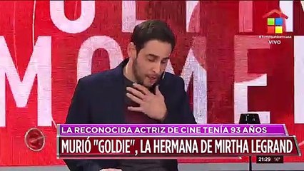 Marcela Tinayre: "Mirtha está desesperada porque no puede despedirse"