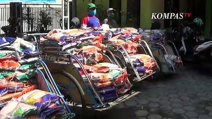 Cara Unik Pemkot Kediri Salurkan Bantuan