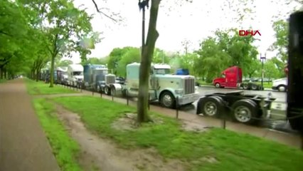 Beyaz Saray'da TIR'lı protesto