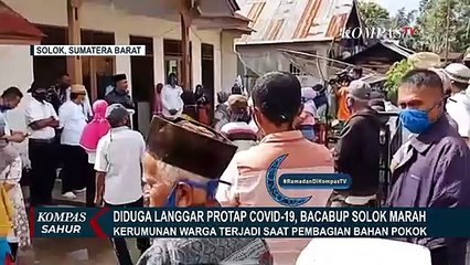 Viral Bakal Cabup Solok Marah Diduga Langgar Aturan PSBB Corona