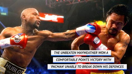 On this Day: Mayweather beats Pacquiao in 'Fight of the Century'