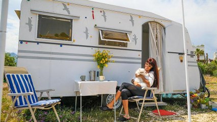 Sokağa çıkma kısıtlamasında karavanda yaşam