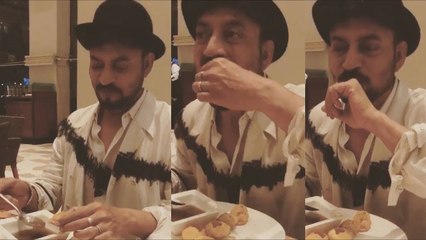 Irfan Khan EATING Golgappa will Remind you The CHARM of this Versatile Actor