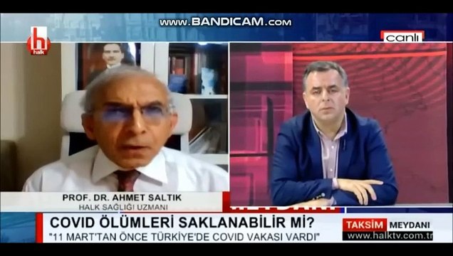 Prof. Dr. Saltık: Koronavirüs Türkiye'de yaklaşık 6 milyon kişiye bulaştı