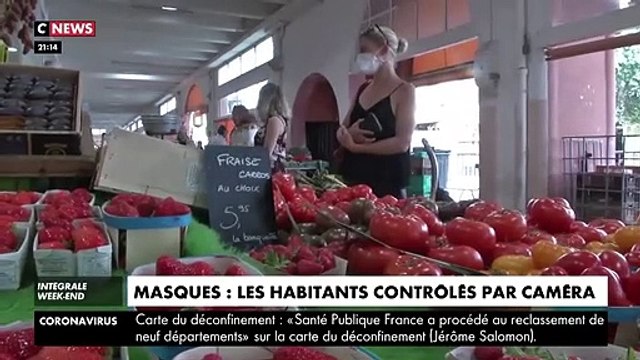 Coronavirus - Cannes expérimente un système de contrôle du port du masque par caméra - Les données sont exploitables quinze minutes après l'enregistrement des images