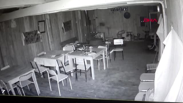 TRABZON ALABALIK TESİSİNE DADANAN AYI KAMERADA