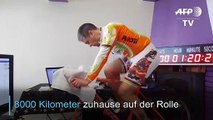 Extremsportler radelt 8000 Kilometer - zuhause