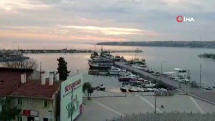 Silivri halkı eve çekildi, sahilde kuş sesleri yankılandı