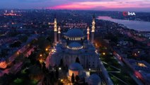 Süleymaniye Camisi'nde gün batımı hayran bıraktı