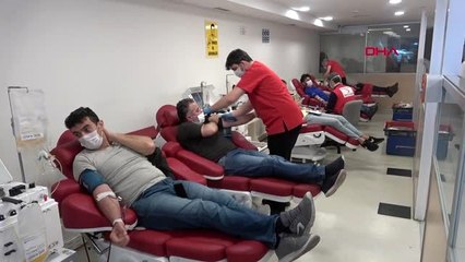 KOCAELİ Sokağa çıkma kısıtlamasında kan vermeye geldiler