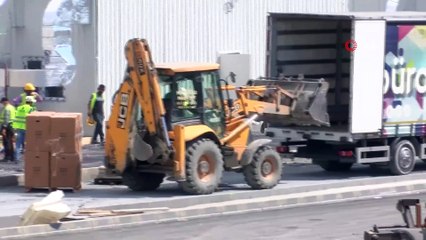 Yeşilköy hastanesine ilk ofis malzemeleri geldi