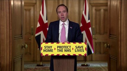 UK government says it hit the 100,000 testing target