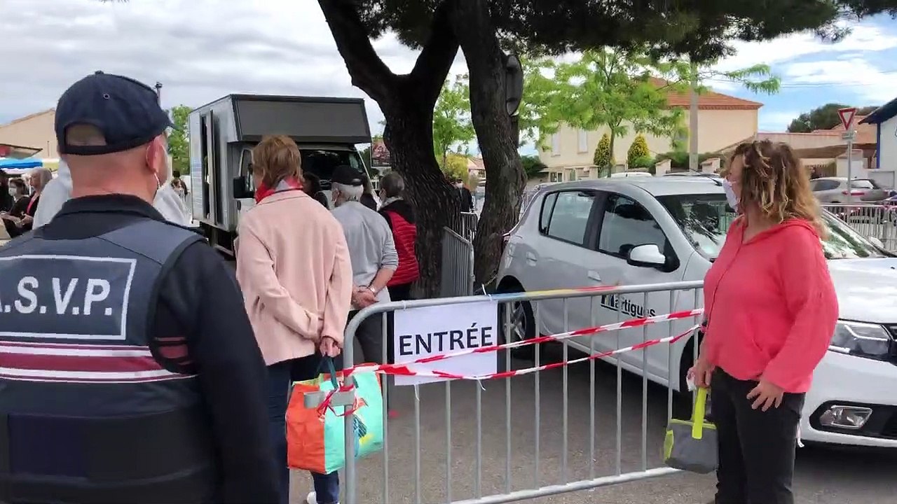 À Martigues le marché de la Couronne a rouvert ce matin