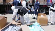 İstanbul'da yabancı plakalı TIR'da yüz binlerce tıbbi malzeme ele geçirildi