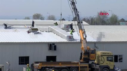 İSTANBUL-İNŞAATINDA SONA DOĞRU GELİNEN ATATÜRK HAVALİMANI'NDAKİ HASTANE HAVADAN GÖRÜNTÜLENDİ-2