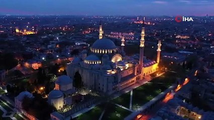 Süleymaniye Camisi’nde gün batımı hayran bıraktı
