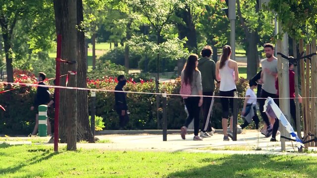 Las calles de Madrid se llenan de 'runners' para hacer deporte