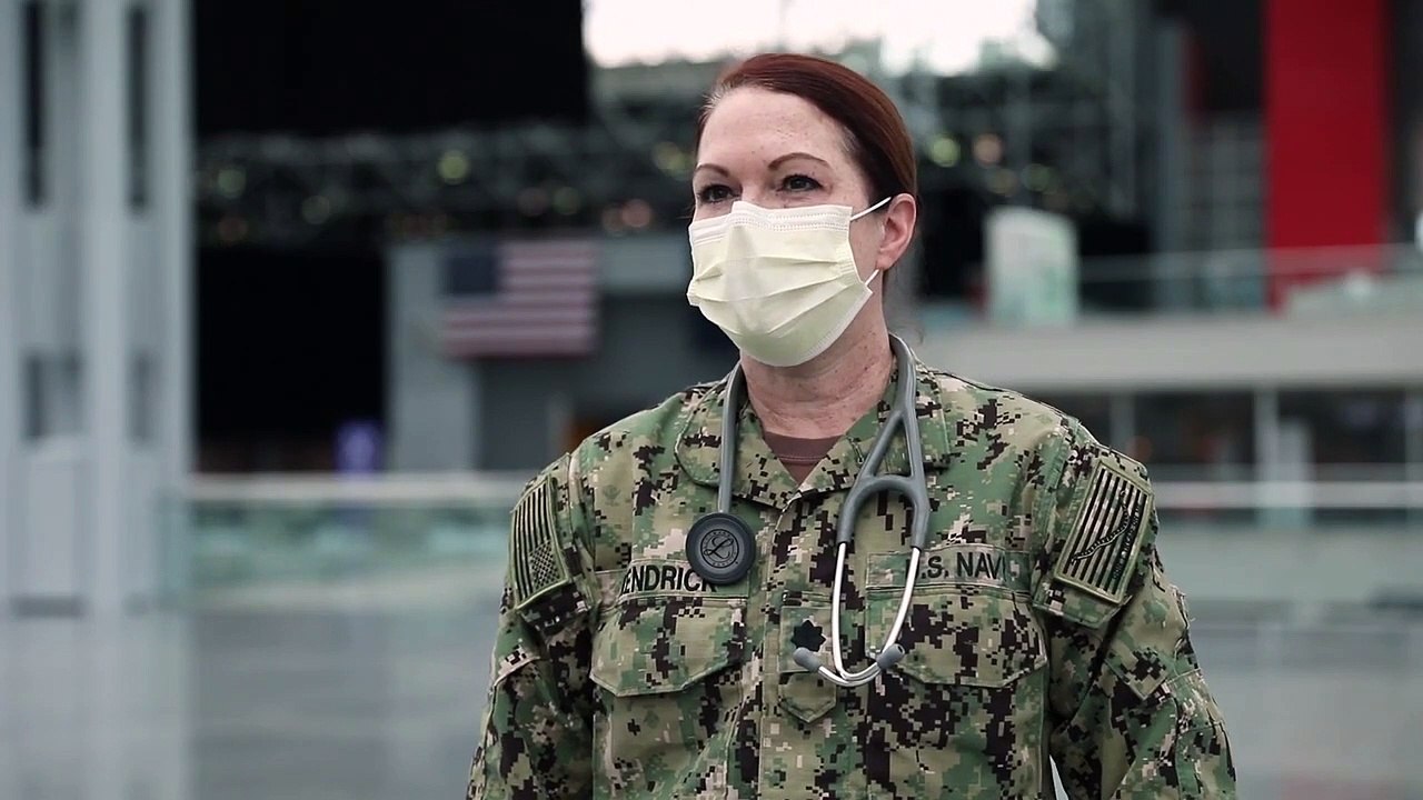 Navy Cmdr. Malinda Kendrick speaks about Her Experience Fighting COVID19 in New York