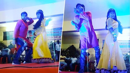 चोलिया के हुक राजा जी' गाने पर प्रियंका पंडित संग कल्लू ने जमकर लगाए ठुमके