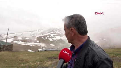 GÜMÜŞHANE Dipsiz Göl'ün eriyen karla su tutması bekleniyor