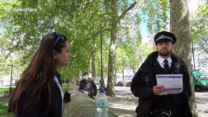 UK anti-lockdown protesters in London take part in mass hug