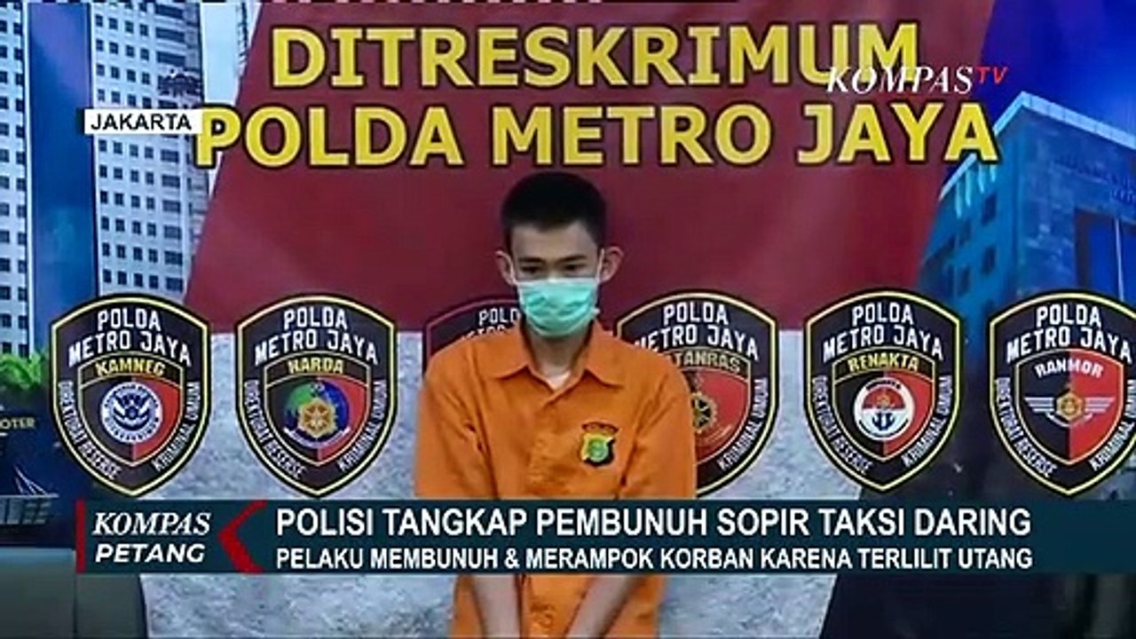 Pembunuh Driver Online Ditangkap