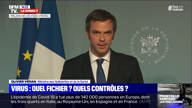 Olivier Véran: Le projet de loi entend proroger l'état d'urgence sanitaire jusqu'au 24 juillet