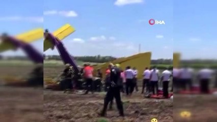 - İsrail'de küçük uçak düştü: 1 ölü, 1 yaralı