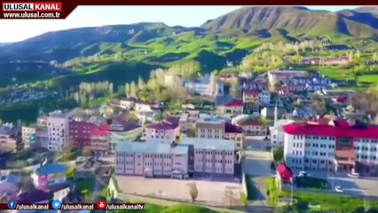 Pülümür dağlarına Ay Yıldız figürü yapıldı