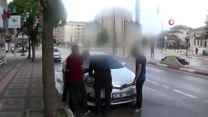 Hava almak için çıktılar, cezayı yediler