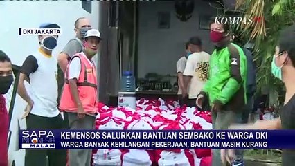 Kemensos Salurkan 316 Paket Bantuan Sembako