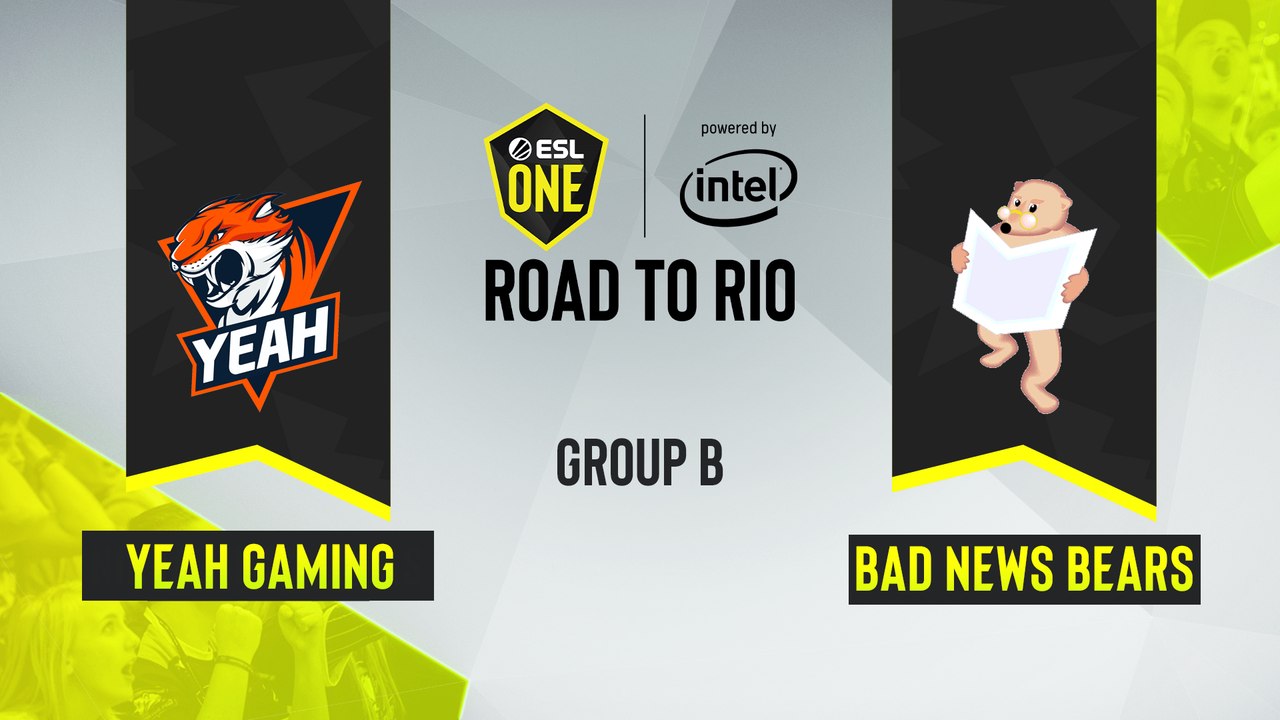 CSGO - Yeah Gaming vs. Bad News Bears [Dust2] Map 1 - ESL One Road to Rio - Group B - NA