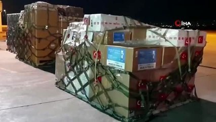 Türkiye'nin tıbbi yardım malzemesi desteği Somali'ye ulaştı