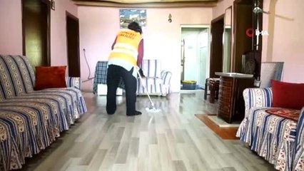 Tunceli'de "Vefalı" ekipler, yaşlıların evlerini temizliyor