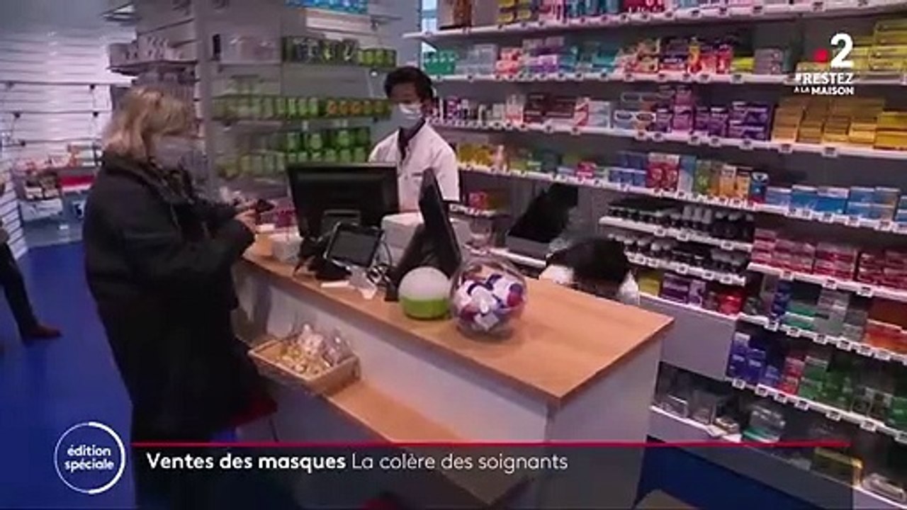 Vente de masques en grande distribution : les soignants en colère