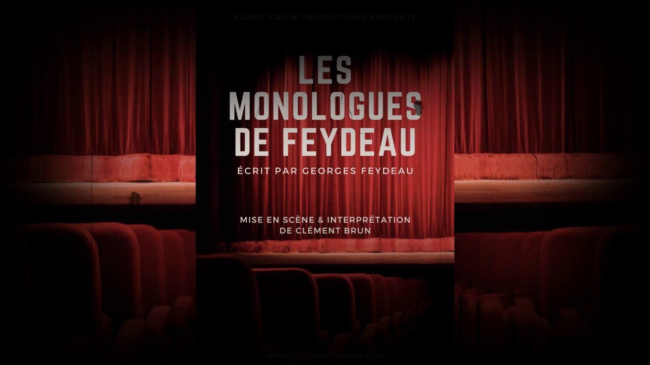 Les Monologues de Feydeau  (Clément Brun)