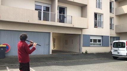 Un peu de musique à la résidence Le Quinic