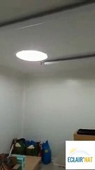 Eclairage naturel d'une chambre froide et des postes de travail