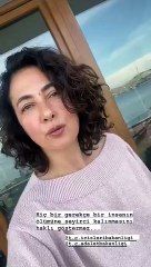 Meltem Cumbul'dan Grup Yorum üyesi İbrahim Gökçek'e destek mesajı