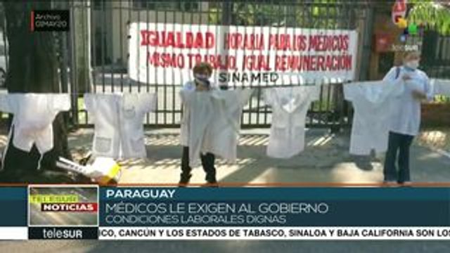 Paraguay: médicos exigen al gobierno condiciones laborales dignas