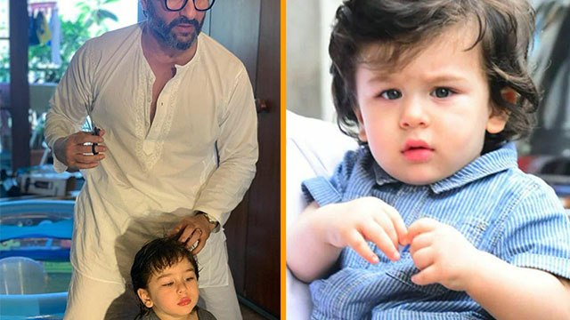 बेटे Taimur Ali Khan के लिए पापा Saif Ali Khan बने हजाम, Kareena Kapoor ने लिए मजे share की तस्वीर