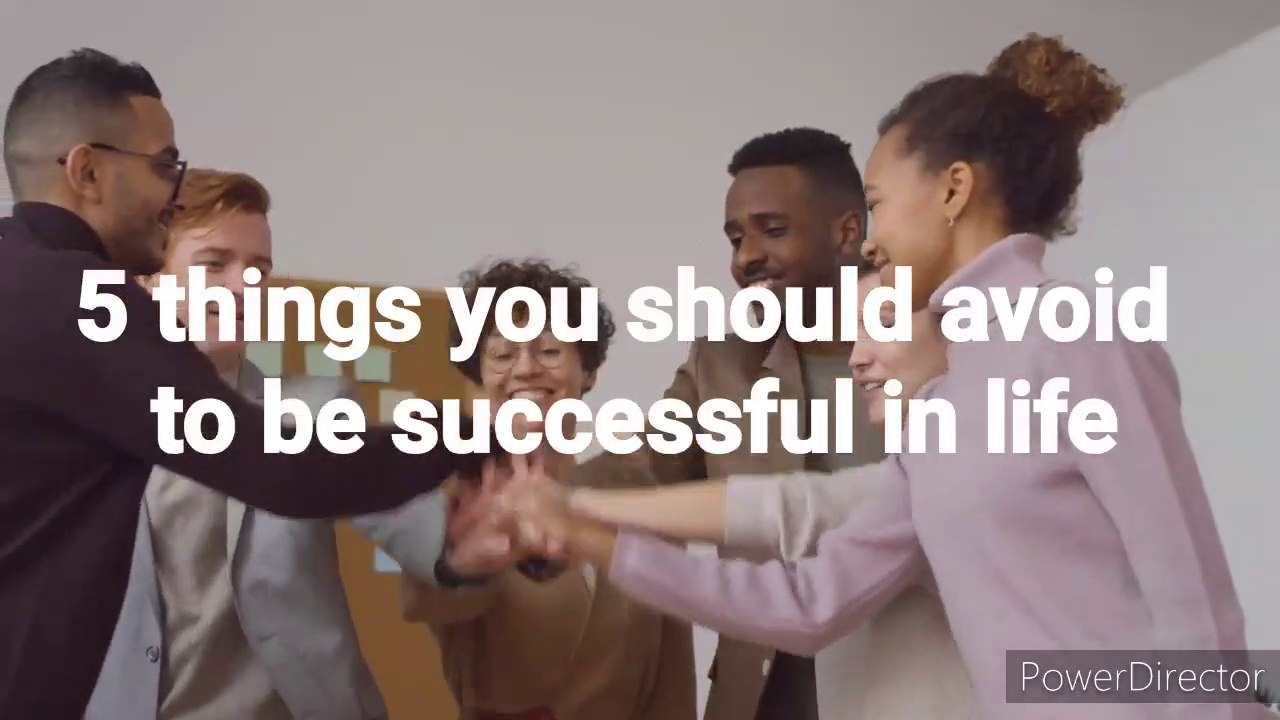 5 things you should avoid to be successful in life | Motivationalvideos