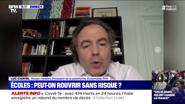 Réouverture des écoles: pour Luc Chatel, il faut que la vie reprenne