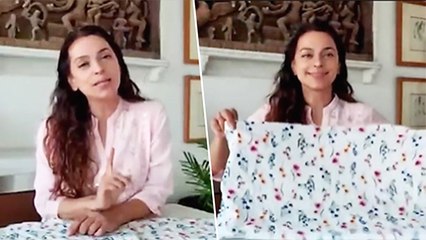 Juhi Chawla Urges People To Make Masks At Home