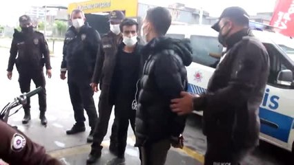 Çalıntı motosikletle sokağa çıkma kısıtlamasını ihlal eden iki kişi yakalandı