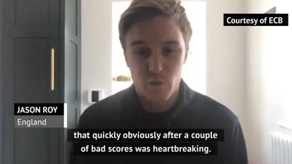 Jason Roy 'heartbroken' over being dropped for England Test team