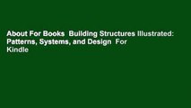 About For Books  Building Structures Illustrated: Patterns, Systems, and Design  For Kindle